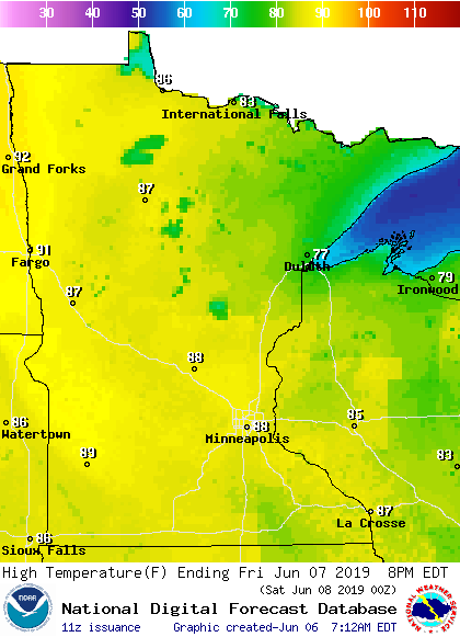 A summery stretch, then cooler on Sunday; Minnesota crop update