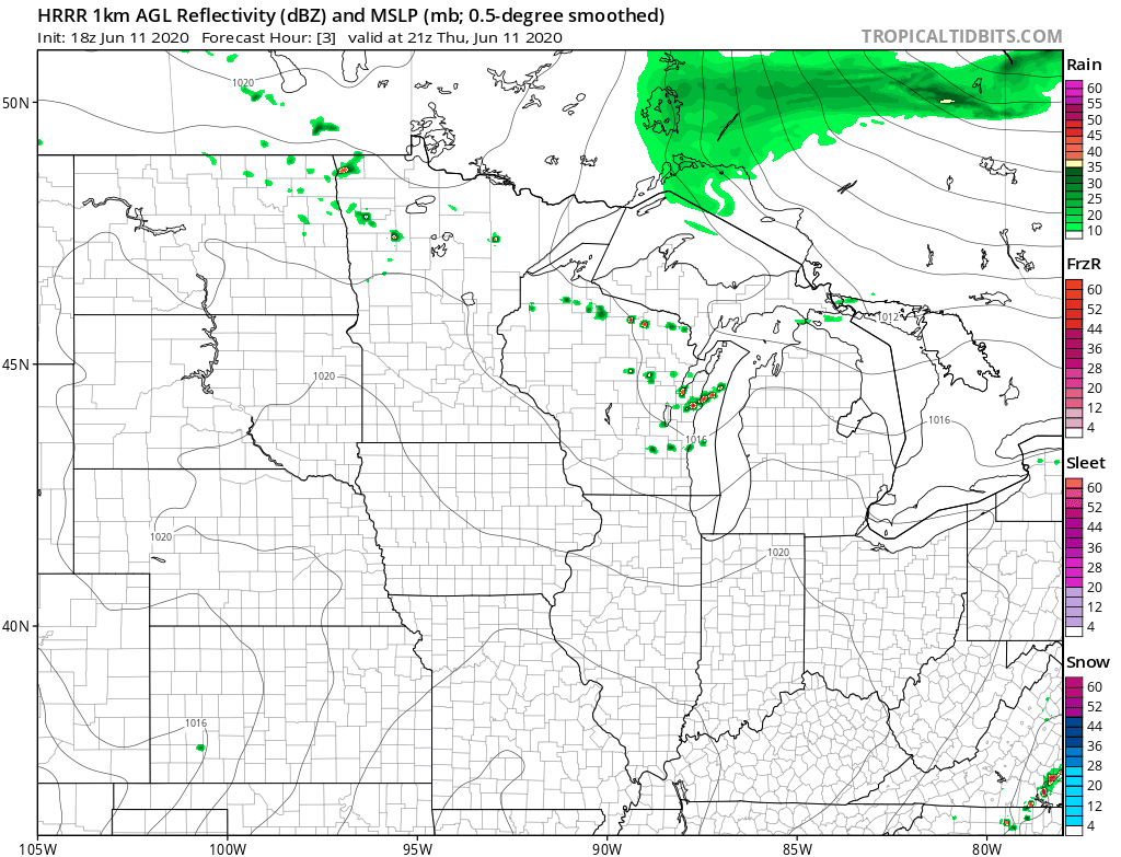 NOAA HRRR model through 10 pm tonight