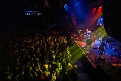 Ambré performing on stage