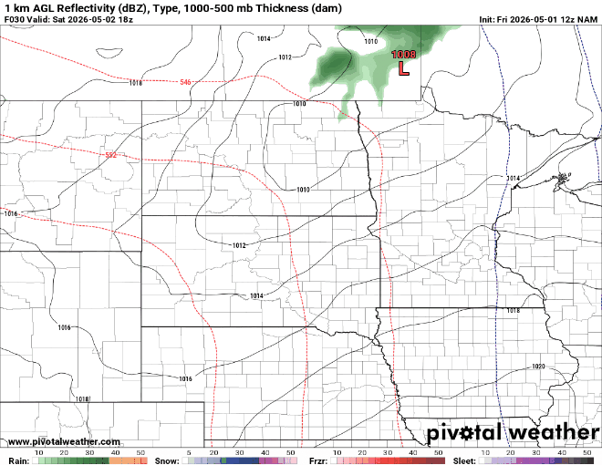 Forecast precipitation Saturday 1 p.m. to Sunday 7 a.m.