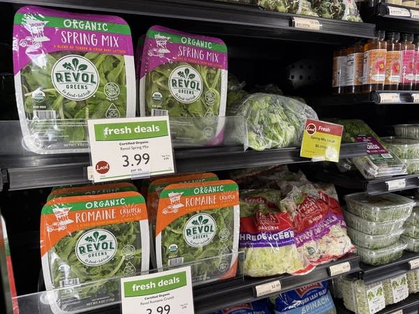 Revol Greens salads sold at People's Food Co-op in Rochester, Minn.