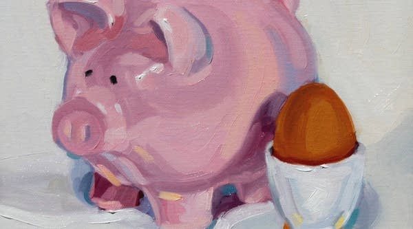 "Bacon and Eggs: A Recession Painting" by Suzie Baker