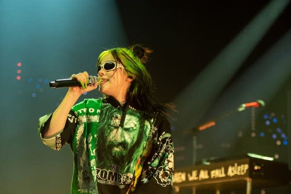 Billie Eilish performing on 'Austin City Limits' on PBS, season 45, airing February 1, 2020.
