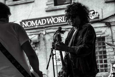 people playing music outdoors