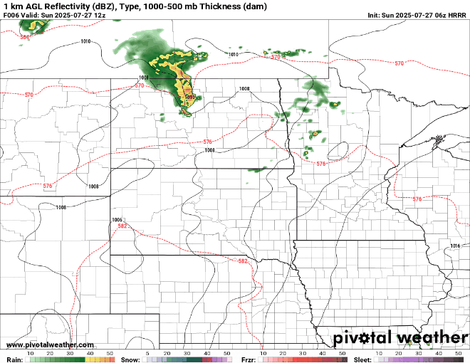 Sunday storm track