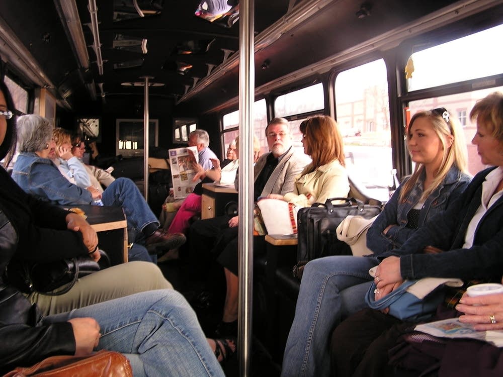 Bus interior