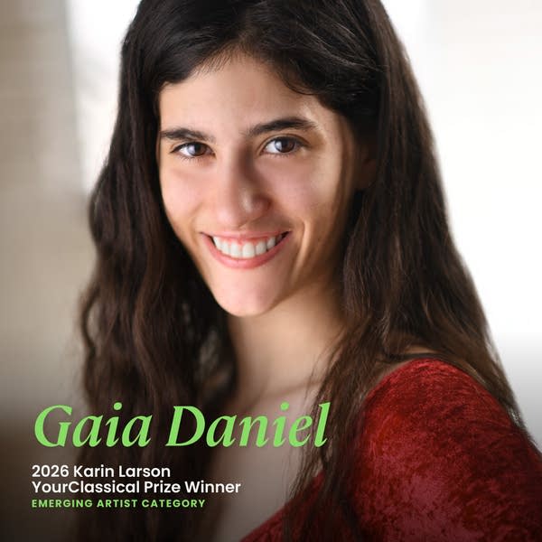 2026 Karin Larson YourClassical Prize winner Gaia Daniel