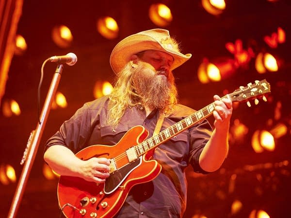 Chris Stapleton performs at U.S. Bank Stadium