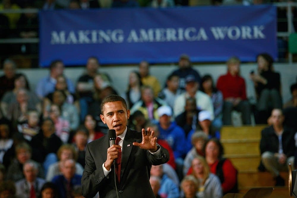 President Obama attends town hall meeting