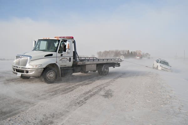 Getting a car out of the ditch