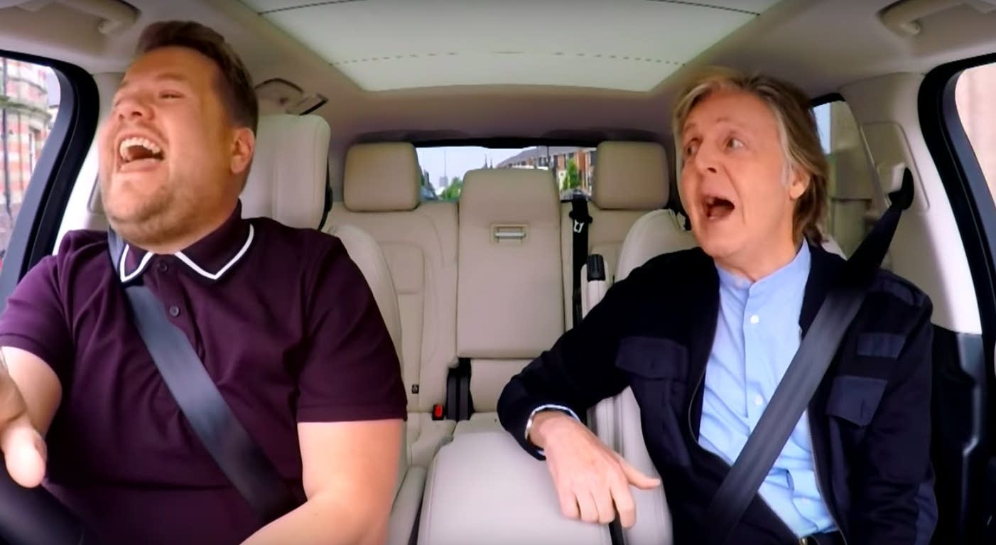 Music News Paul McCartney films epic Carpool Karaoke in Liverpool