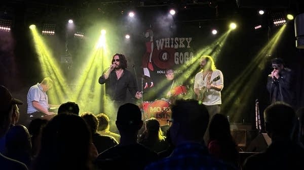 Mojo Risin, a Doors tribute band, plays at Whisky a Go Go in West Hollywood, California.