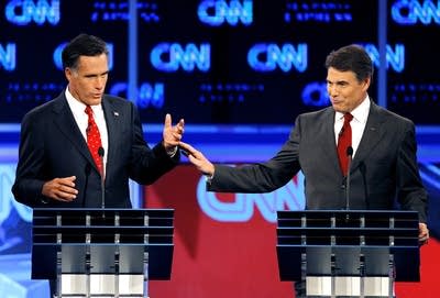 Mitt Romney, Rick Perry