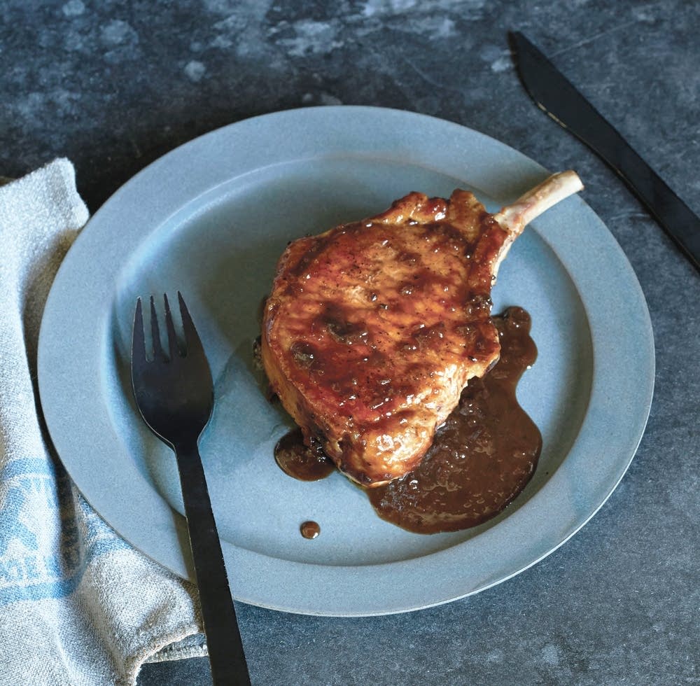Pork Chops in Coffee Black Currant Sauce The Splendid Table