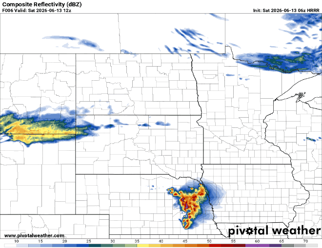 Forecast precipitation Saturday 7 a.m. to midnight