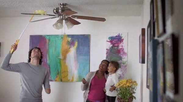 A swiffer advertisement