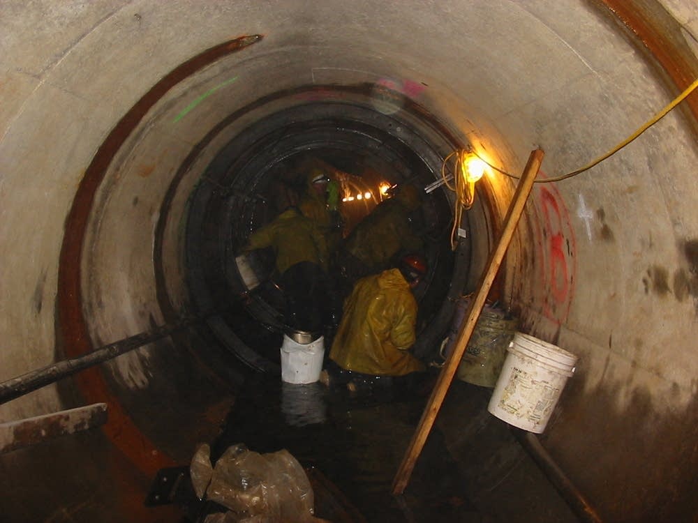 Crew working