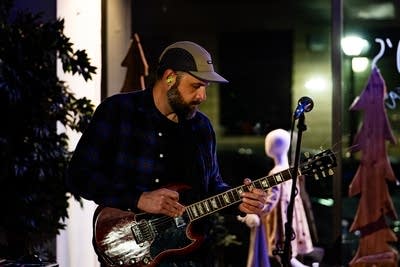 band performing on stage