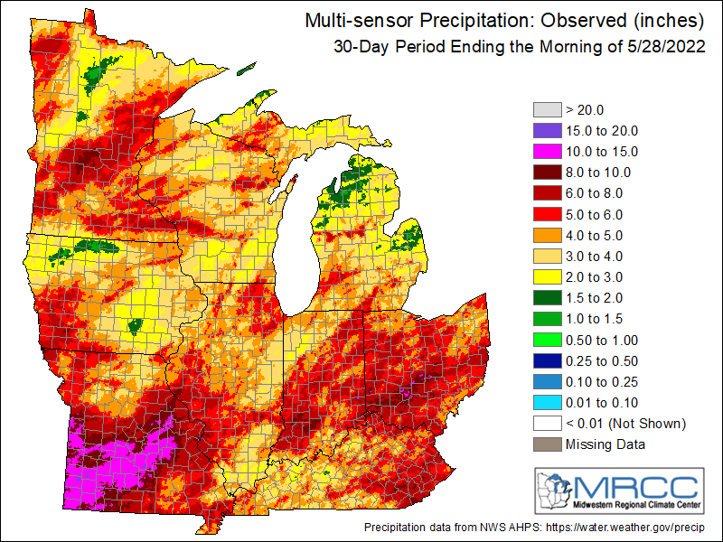 May precipitation