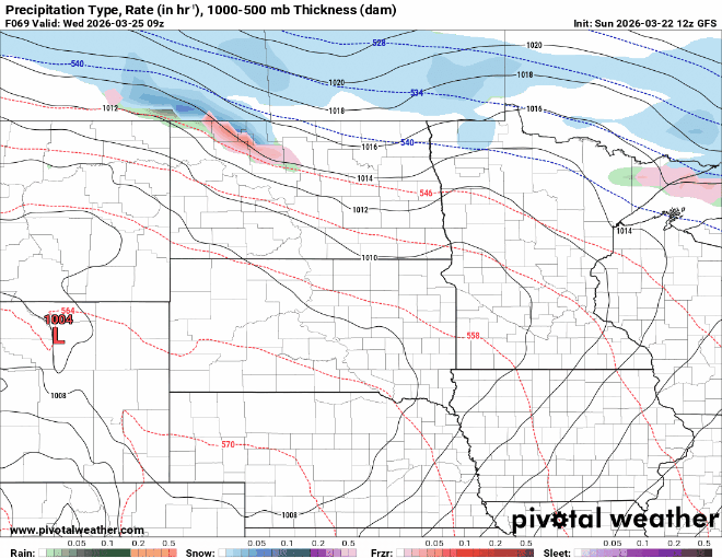 Forecast precipitation Wednesday 4 a.m. to Thursday 7 p.m.