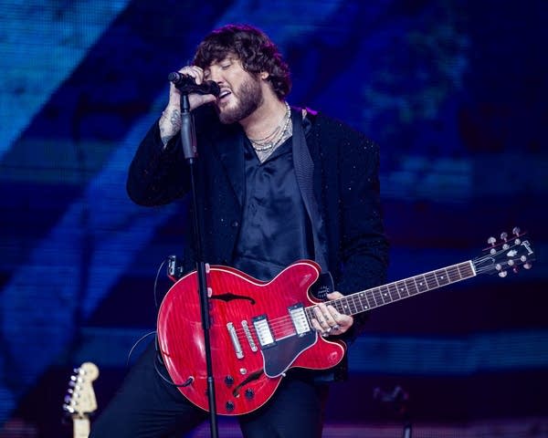 James Arthur performs during the 24th Radio Regenbogen Award at Europa-Park on April 19, 2024 in Rust, Germany.