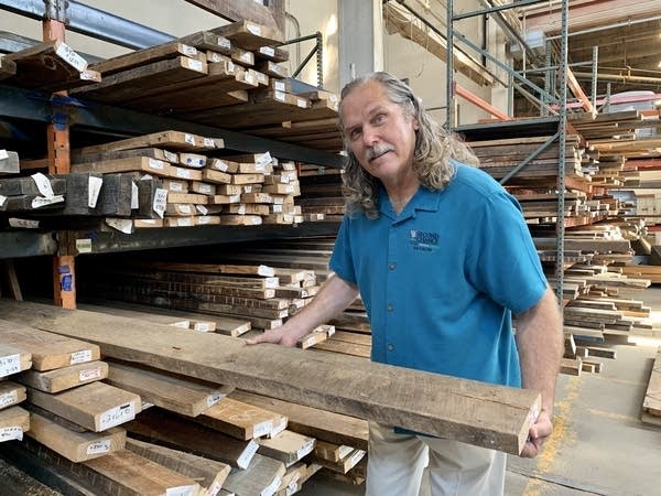Mark Foster is CEO of Second Chance, a nonprofit selling reclaimed lumber from a massive warehouse in Baltimore.
