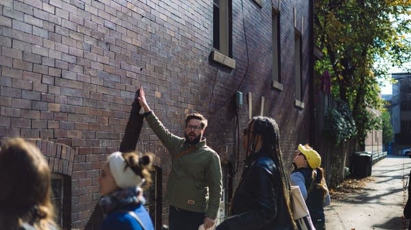 "There's a huge amount of overlap between my theater background and the work I do today," said Quam. "I'm still performing."