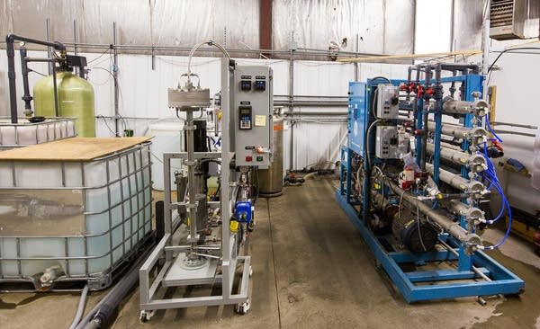 A reverse osmosis machine developed by Polymet