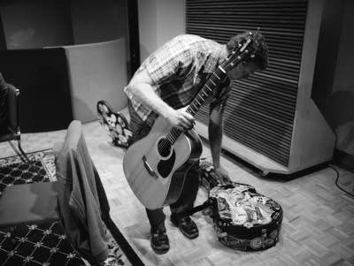 Chris Cunningham in the Radio Heartland studio.