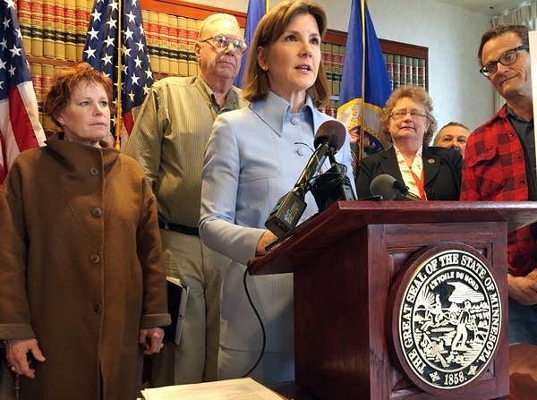 Lori Swanson and landline deregulation opponents