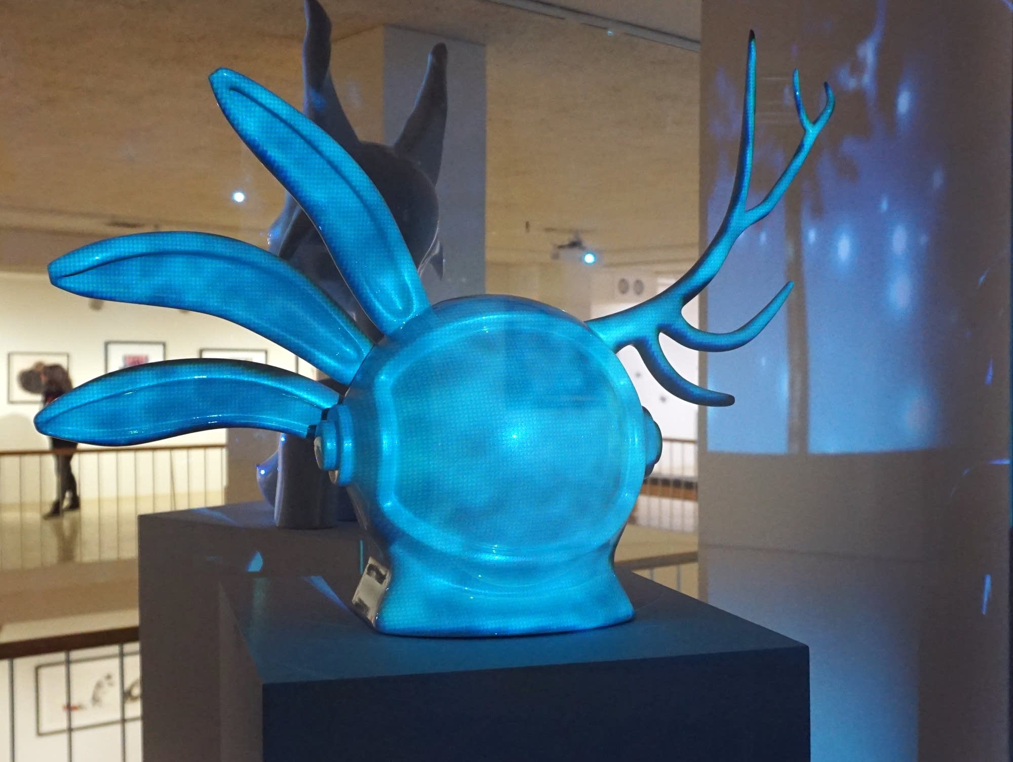 The 3D printed "Supernaut" by artist Jonathan Thunder