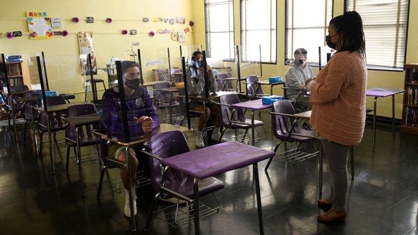 Amid rising COVID-19 cases in some areas, school districts are struggling to fill substitute teacher positions.  