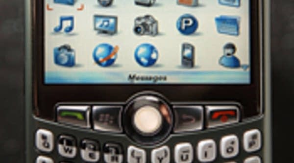 Close=up of a a Blackberry Curve 8310