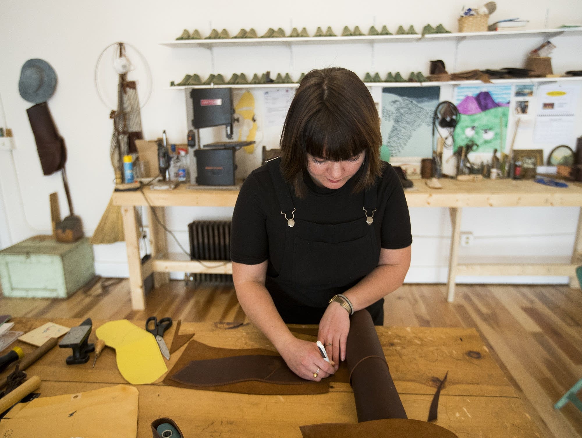 Candace LaCosse works at her store