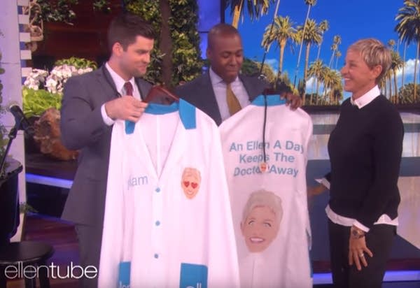 Singing Mayo docs meet Ellen