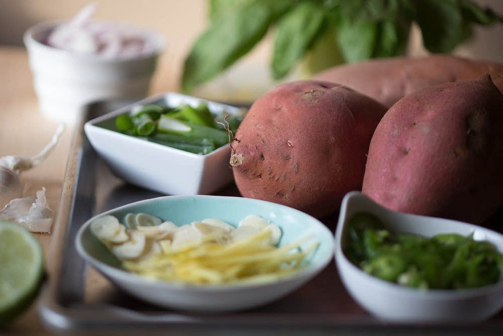The Splendid Table Sweet Yams in GingerStick Curry MPR News