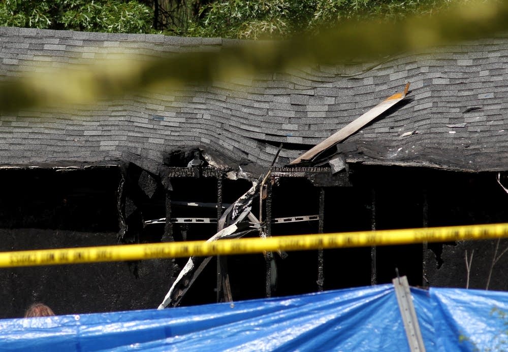 Photos Fatal helicopter crash in Maplewood Minnesota Public Radio News