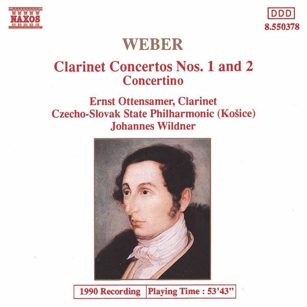 Poster Carl Maria von Weber - Concertino for Clarinet