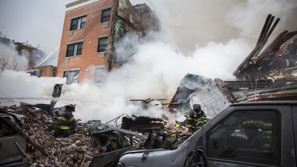 2 NYC buildings collapse in explosion, 2 dead MPR News