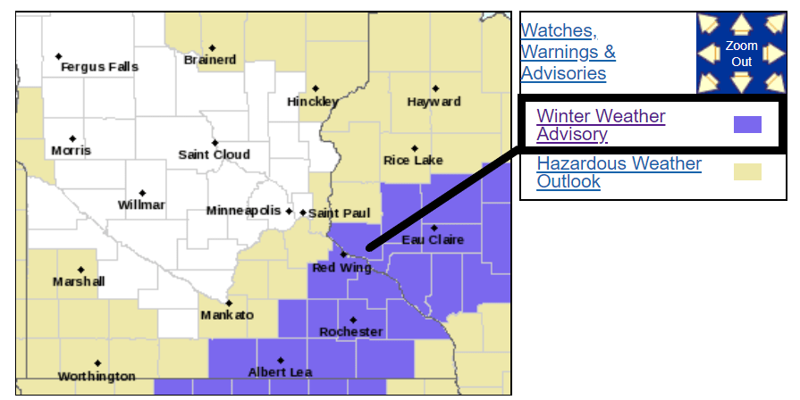 Winter weather advisory