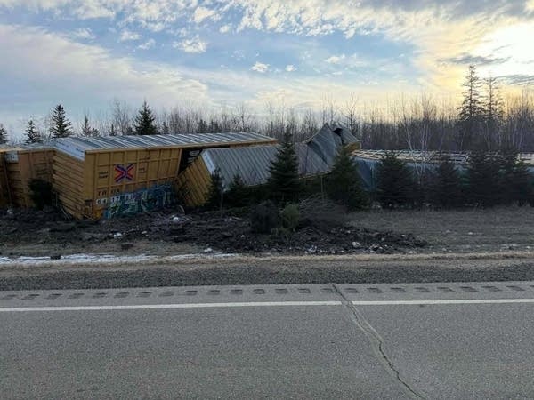 Train derails north of Warroad, nearby homes evacuate