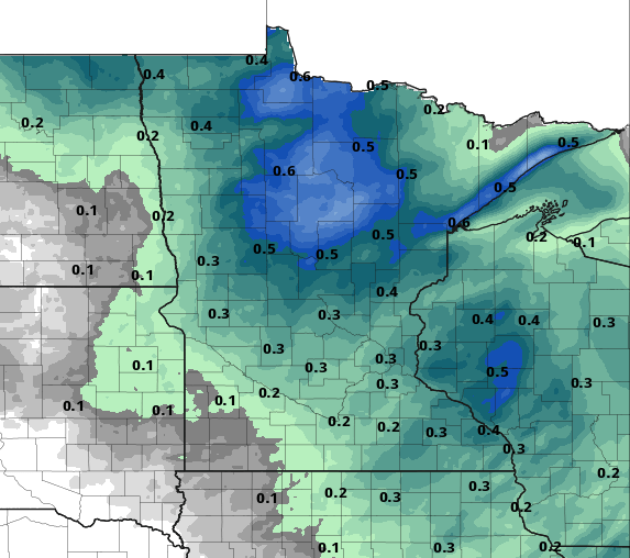 24 hour precip
