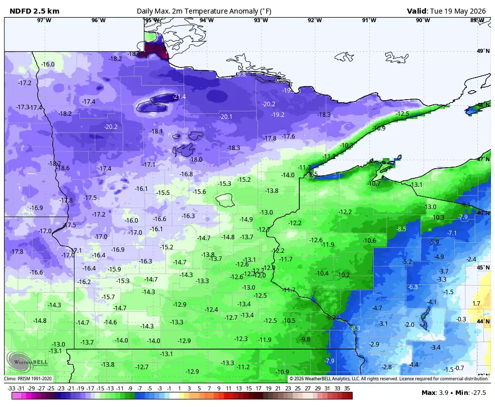 Minnesota weather: Cool, windy Tuesday with a few showers | MPR News