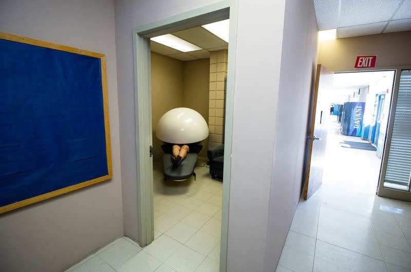 Las Cruces High School has one napping pod