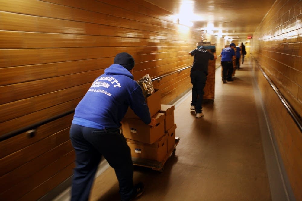 Moving through the tunnel