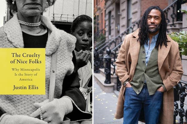 Book cover and headshot of Justin Ellis
