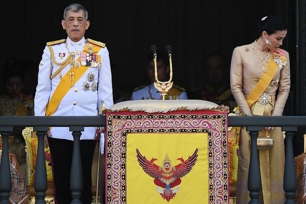 Thailand's King Maha Vajiralongkorn and Queen Suthida.