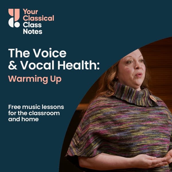 Class Notes thumbnail for a Voice & Vocal Health lesson. Includes singer Liz Pearse.