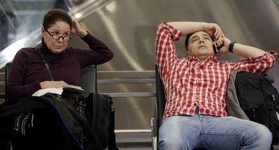 Frustrated travelers