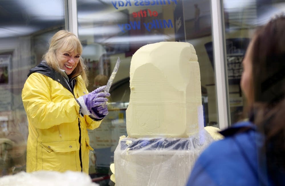 Carving butter